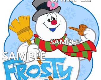 Frosty snögubben julhelg scrapbooking scrapbook-utsmyckning stansad nedladdningsfil png