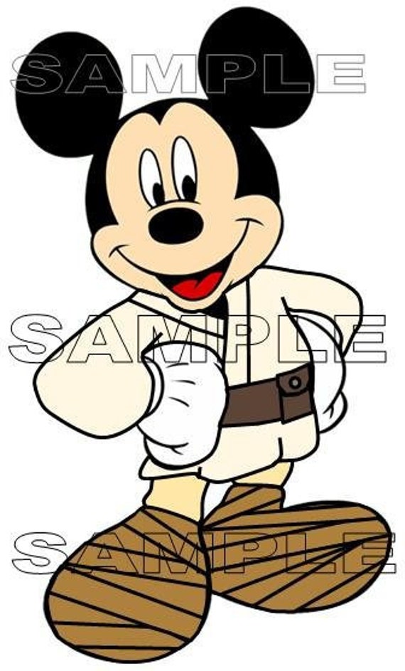 Disney World Disneyland Star Wars Mickey Mouse Luke Skywalker