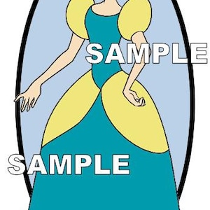 Disney World Disneyland Cenerentola Drizella Scrapbook abbellimento carta tagliata pezzo