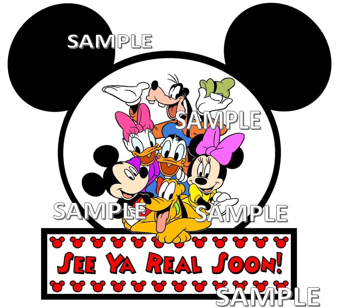 Disney World Epcot Disneyland See Ya Real Soon Scrapbook - Etsy
