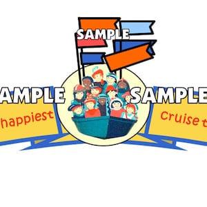 Disney World Magic Kingdom It's A Small World Happiest Cruise That Ever Sailed Scrapbook Abbellimento Carta Fustellata Pezzo
