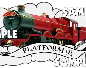 Universal Studios Hogwart's Express Harry Potter Scrapbook Embellishment Paper Die Cut Piece
