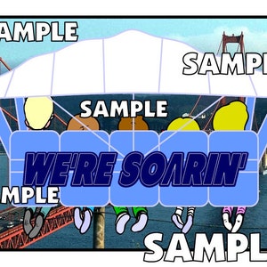 Disney World Epcot The Land Soarin Soaring 3D Scrapbook Embellishment Paper Die Cut Piece