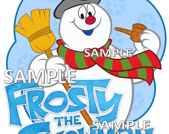 Frosty the Snowman Christmas Scrapbook Embellishment Paper Die Cut Piece