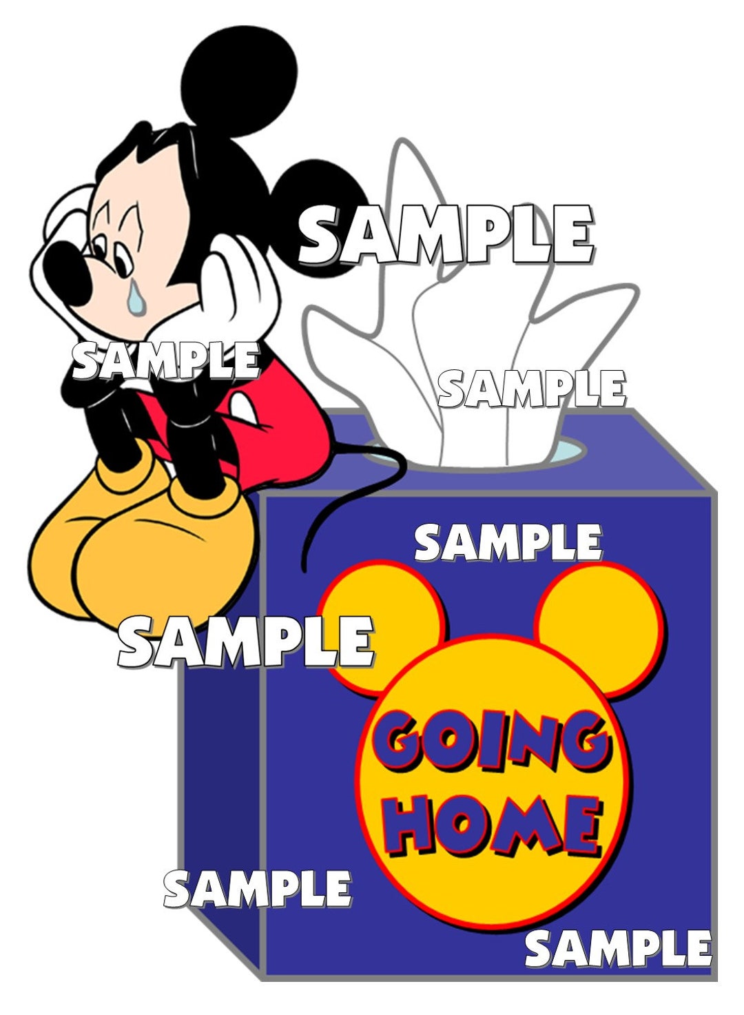 ディズニーワールド ディズニーランド ミッキーマウス 泣いて家に帰る
