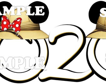 Disney World Animal Kingdom 2020 or Any Year Scrapbook Paper Embellishment Die Cut Piece