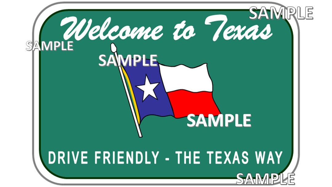 Texas State Sign Scrapbook Embellishment Paper Die Cut Piece Etsy