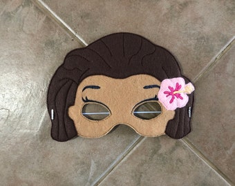 Hawaiian masks Moana inspired masks Party favors, Kids Costumes Dress up