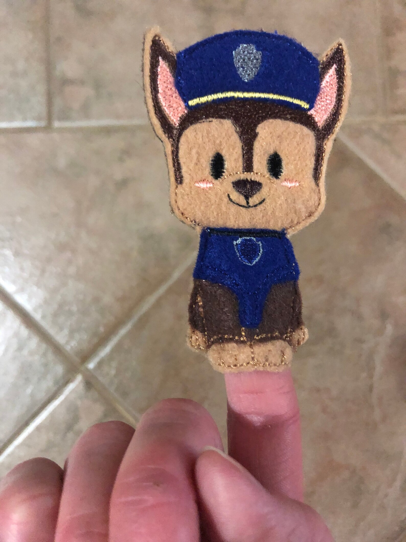 Felt Paw Patrol Inspired Finger Puppet Set With Bag Pretend - Etsy