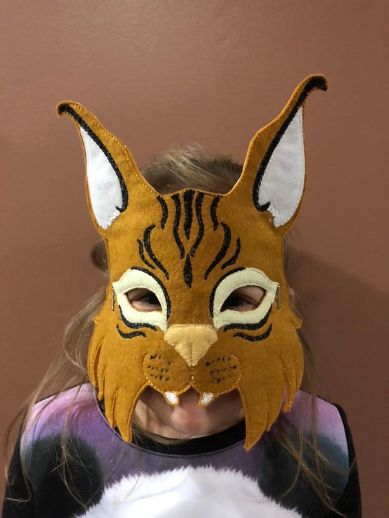 Felt Woodland Animal Costume Masks Pretend Play for Ages Etsy Denmark