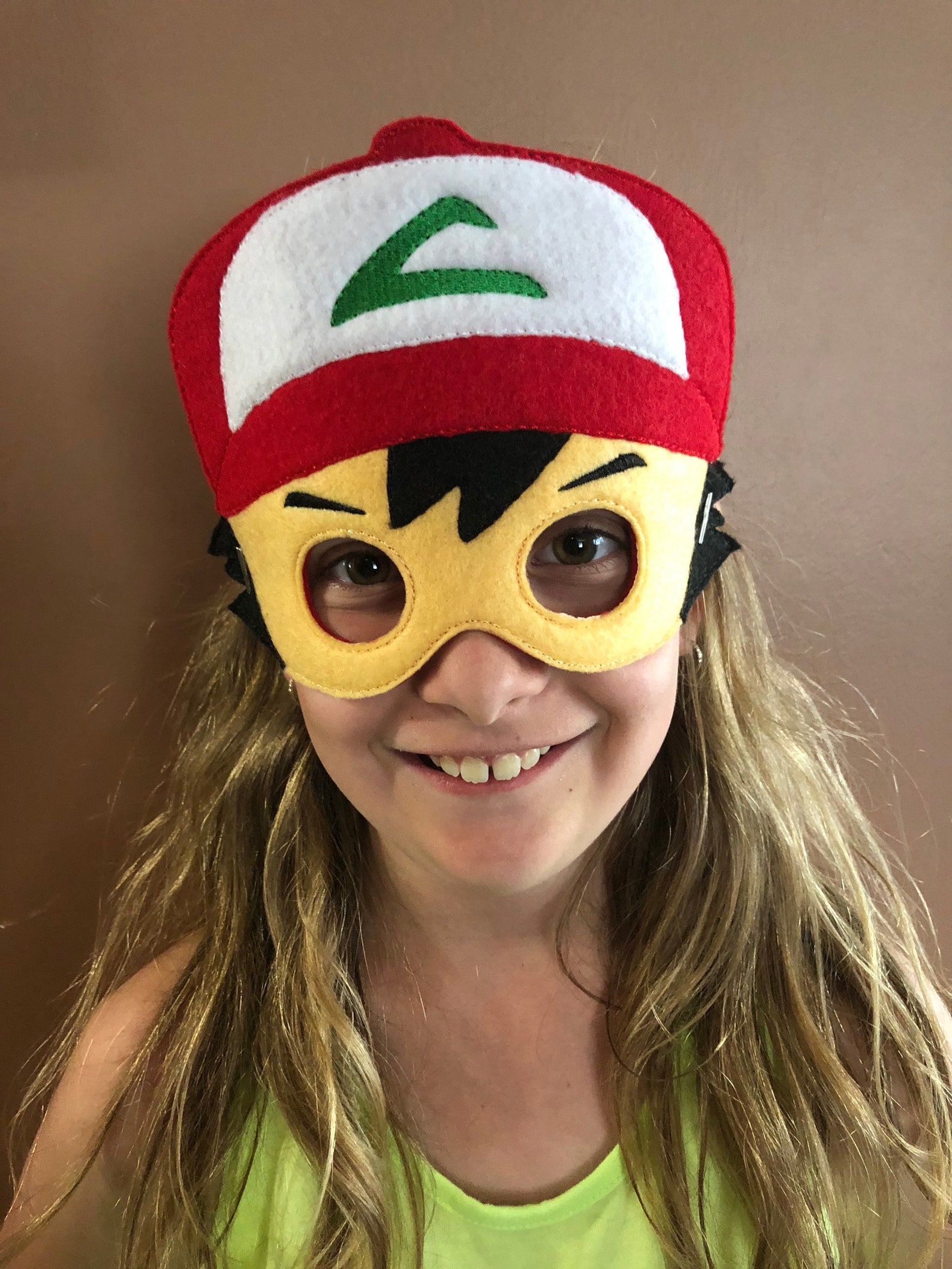 Felt Pokémon Inspired Costume Masks Ready Made Dramatic Play Etsy