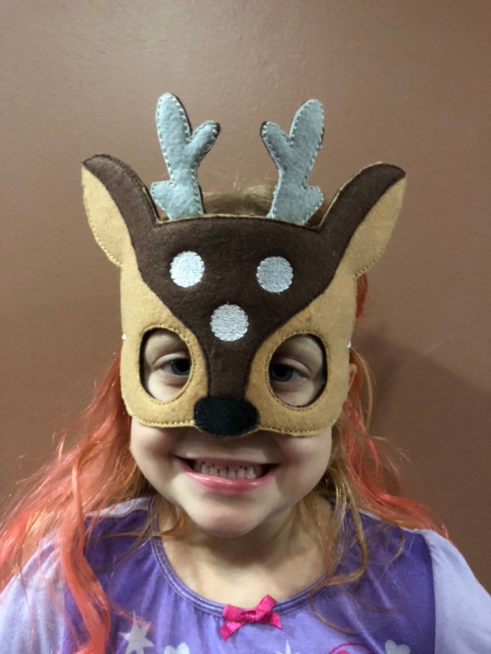 Felt Woodland Animal Costume Masks Pretend Play for Ages Etsy Denmark