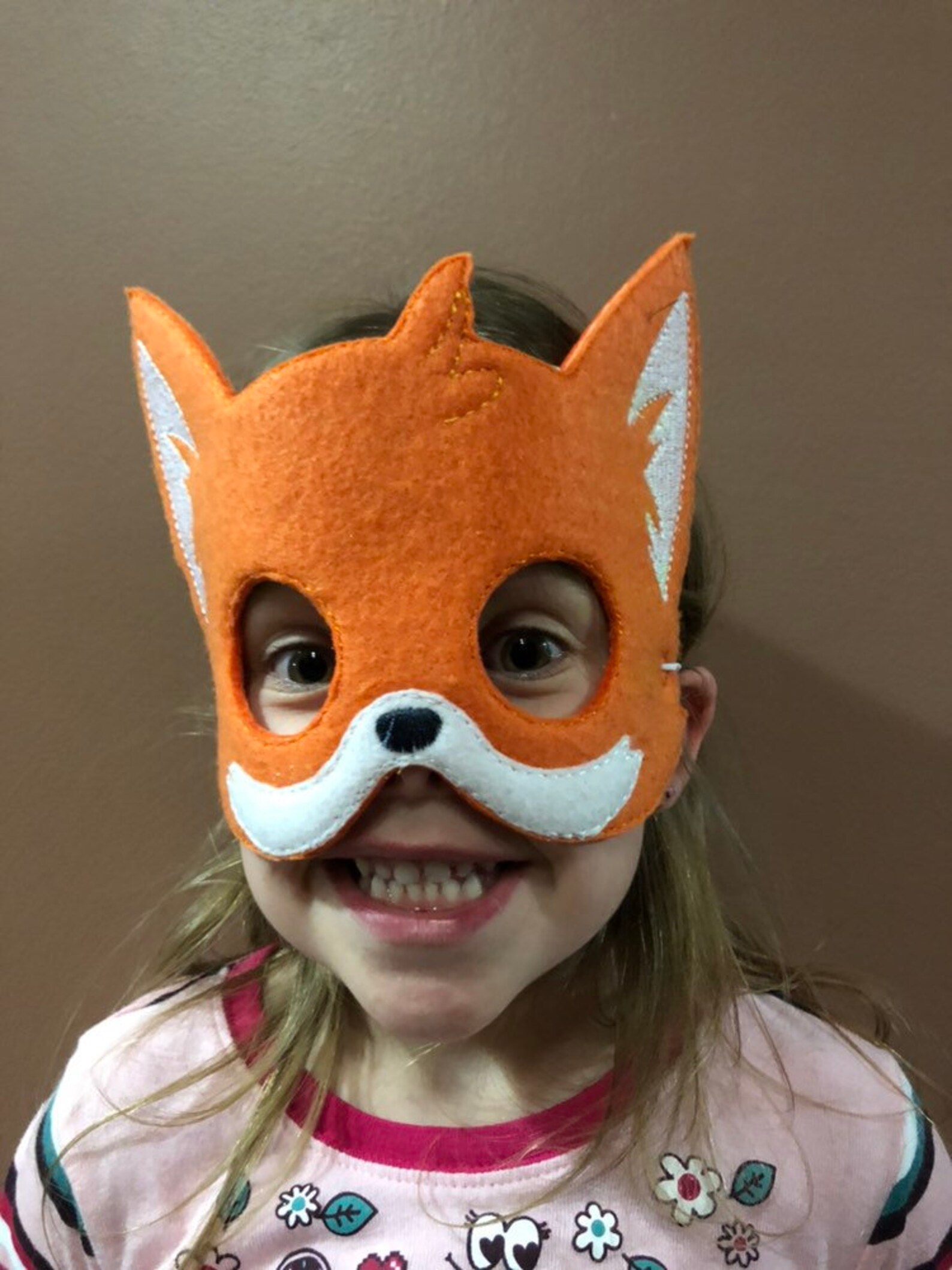 Felt Woodland Animal Costume Masks Pretend Play for Ages Etsy