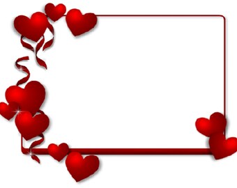 Valentines Day-picture frames - Design - png