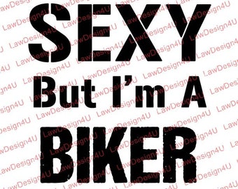 Sexy Biker - Design - SVG & PNG