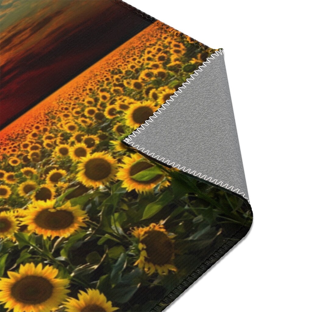 Alfombra de área de girasol 5 36x24 | Etsy