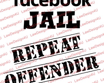 Facebook Jail - Design - svg & png