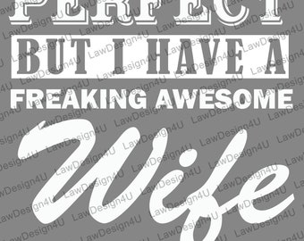 Awesome Wife - Design - svg