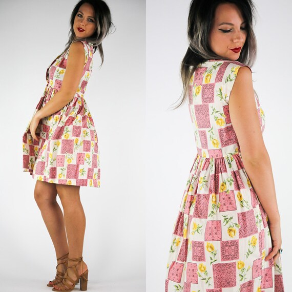 Women's Vintage 50s Day Dress | Playful 50s Day Dr