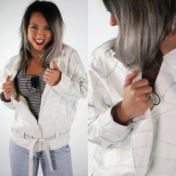 ladies white jacket size 14