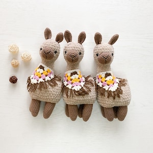 Llama stuffed toy, white crochet alpaca toy, Plush alpaca, Alpaca Llama amigurumi, Knitted soft alpaca, llama baby gift, mommy llama gift