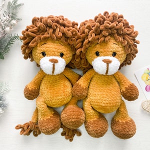 Easter gifts, Amigurumi lion toy, crochet lion doll,  stuffed lion, lion plush, lion baby gift, safari nursery, jungle baby shower