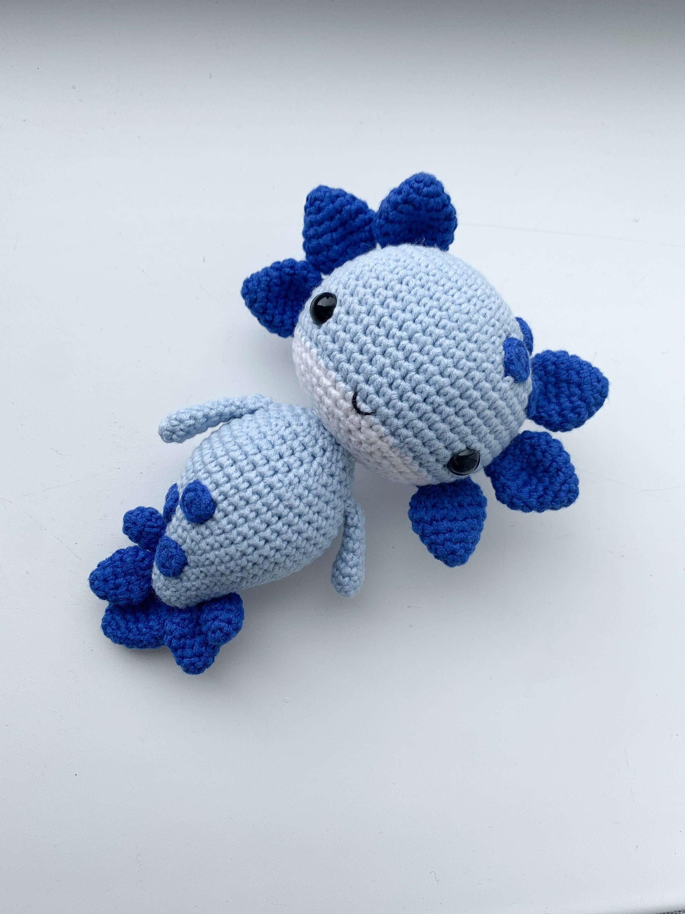 Crochet Kit Axolotl, Amigurumi DIY 