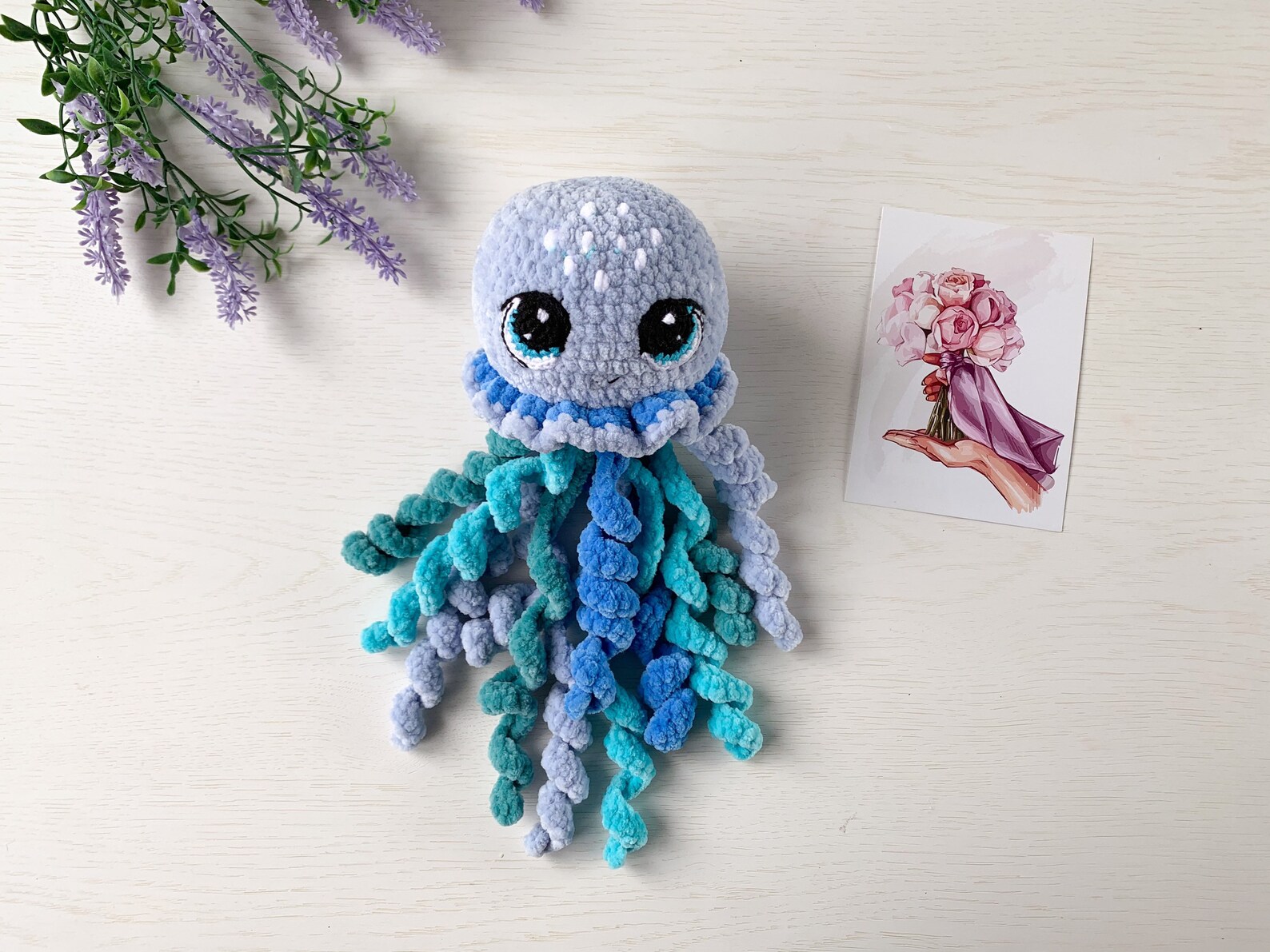 Pregnancy Gift Crochet jellyfish toy Amigurumi jellyfish Etsy 日本