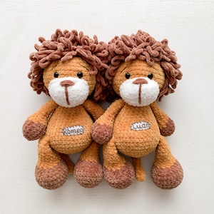 Baby shower gift, crochet lion toy, amigurumi lion,  stuffed lion, lion baby gift, safari baby shower,  stuffed animal zoo, jungle nursery