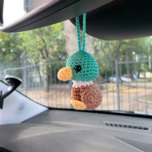 Niedliche Enten Schlüsselanhänger, Gehäkeltes Baby Ententier, Ente Plüsch, Ente Plüsch, Stoffente, Amigurumi Ente