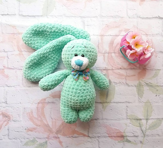 mint bunny crochet doll pattern