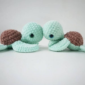 Easter gift, Crochet sea turtle, turtle lover gift, turtle baby shower, amigurumi knitted turtle, stuffed animal, nursery decor image 7