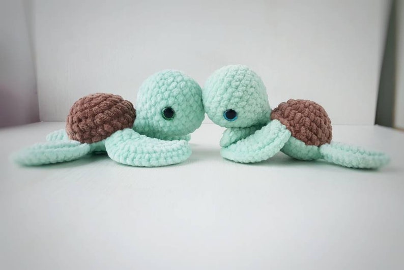 Easter gift, Crochet sea turtle, turtle lover gift, turtle baby shower, amigurumi knitted turtle, stuffed animal, nursery decor image 7