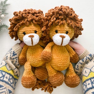 Baby boy gift, Amigurumi lion toy, crochet lion doll,  stuffed lion, lion plush, lion baby gift, safari nursery,  jungle baby shower