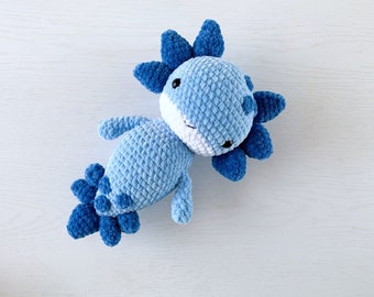 Baby boy gift, Axolotl plush toy, Axolotl stuffed animal, Mexican water dragon, Kawaii plush, Gift for Boy, Crochet Axolotl toy