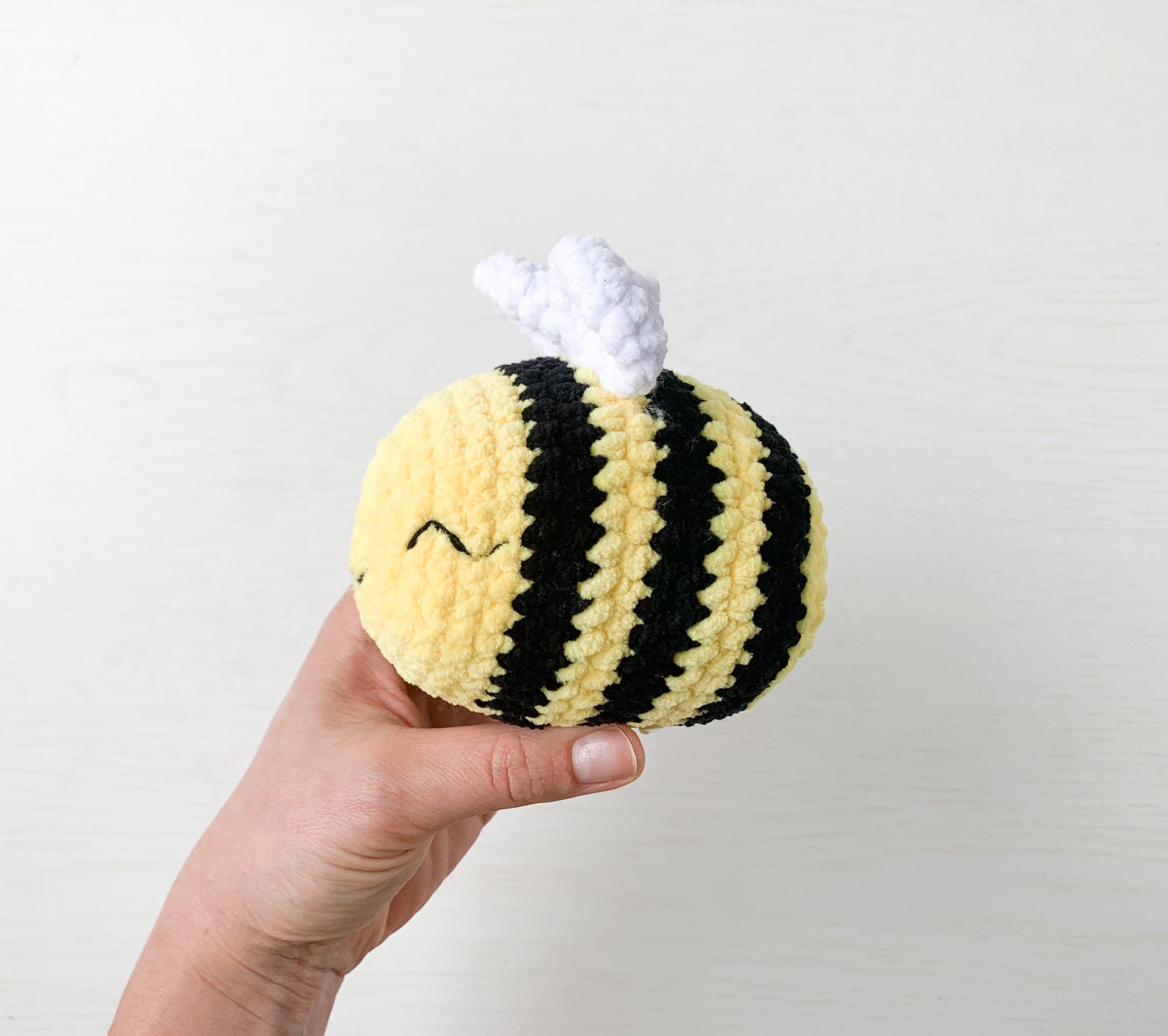 Stuffed Bee Plush toy Soft Bee Plushie Handmade Bee Soft Toy | Etsy