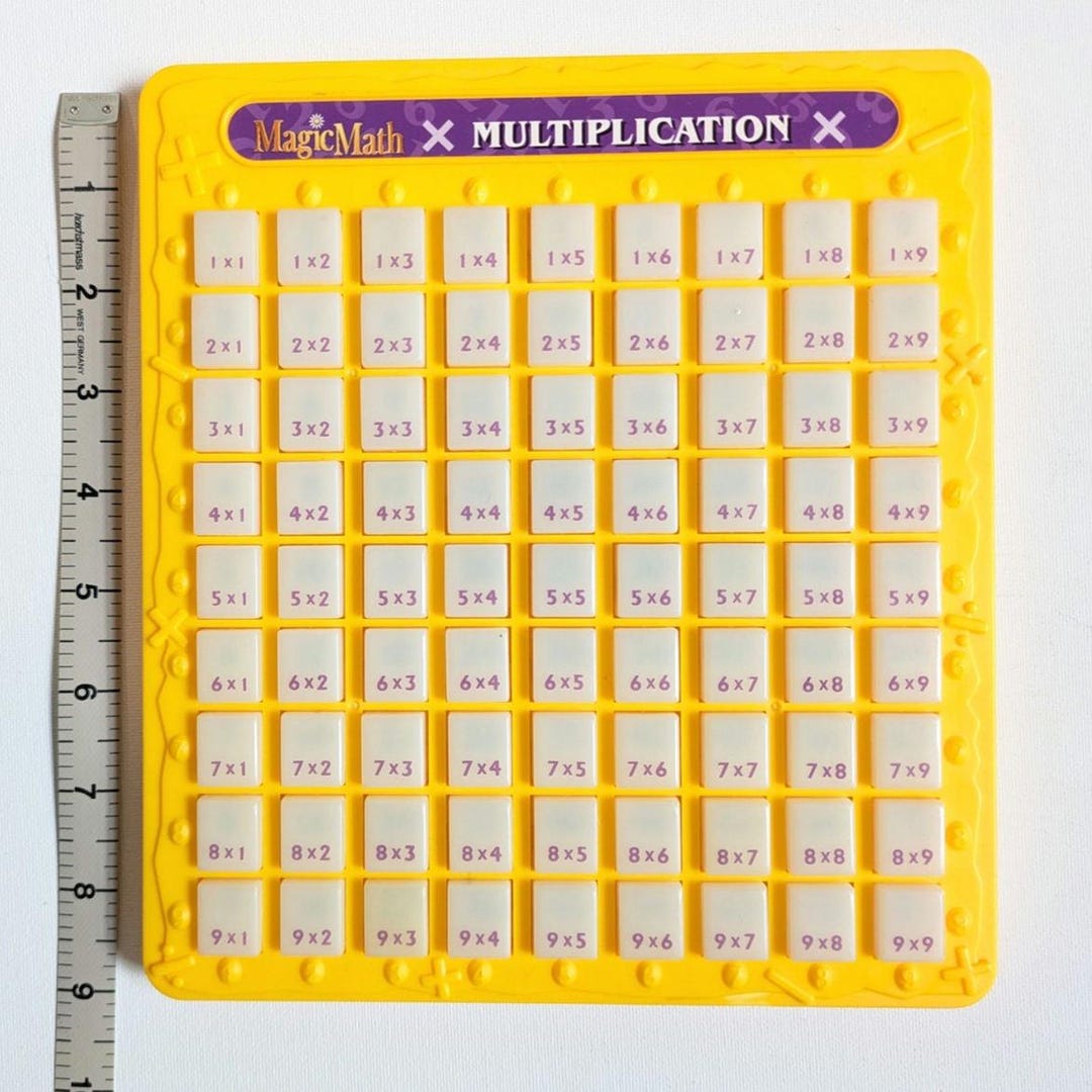 Magicmath Multiplication Vintage Analog Learning Tool for Math, Times ...