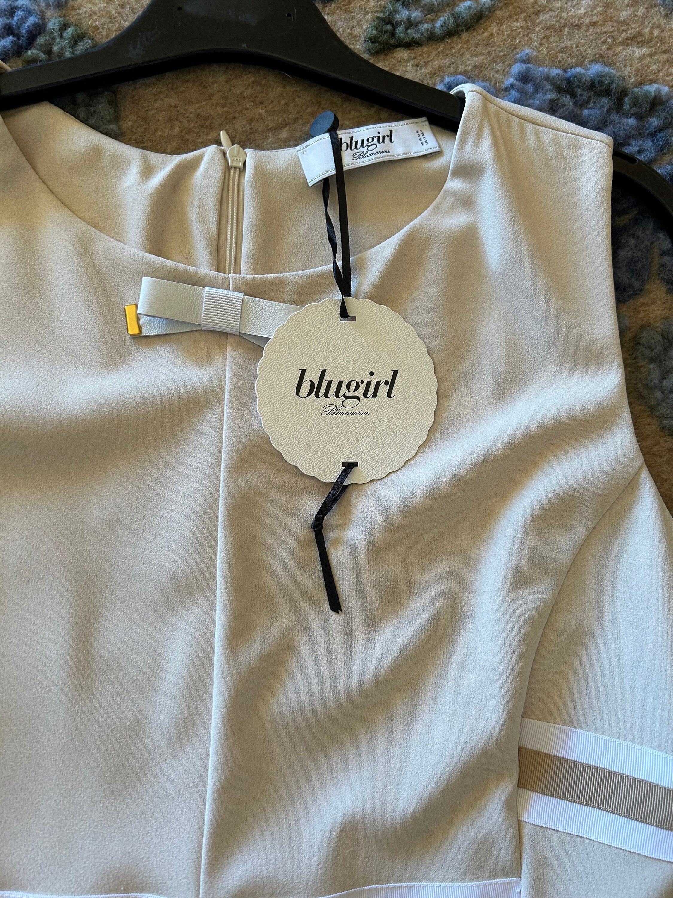 Buy Blumarine Beige Dress, Blugirl, Made in Italy, Women's Clothing,  Blumarine, Elastic Fabric, Sleeveless Dress, Elegant Dress Online in India  - Etsy