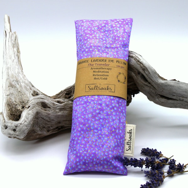 Eye pillow organic lavender-yoga pillow-savasana pillow-lavender eye pillow- aromatherapy eye pillow-meditation pillow