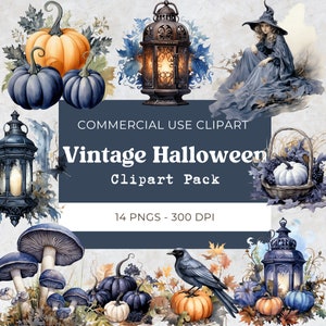 Its Spooky Season png, Vintage Halloween Clipart, Retro Spooky Season Png  | Digital Download, Commercial Use, 14 Png 300 Dpi