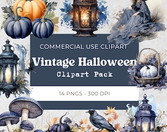 Its Spooky Season png, Vintage Halloween Clipart, Retro Spooky Season Png  | Digital Download, Commercial Use, 14 Png 300 Dpi