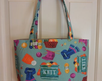 Knitter's Tote Bag