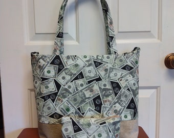 Show Me the Money Tote and Bonus Bag