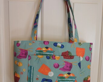 Knitter's Tote Bag