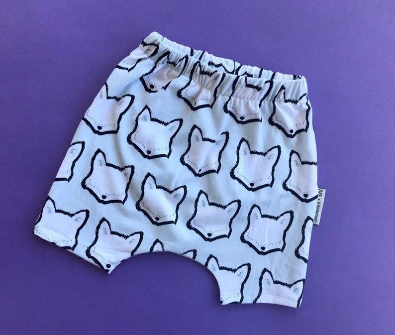 Harem Shorts Clever Little Fox Organic baby clothes baby shower newborn toddler clothing