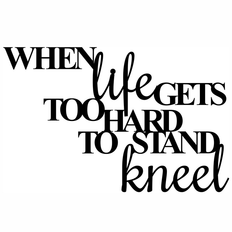 Life is getting harder and harder. Life is getting harder and harder