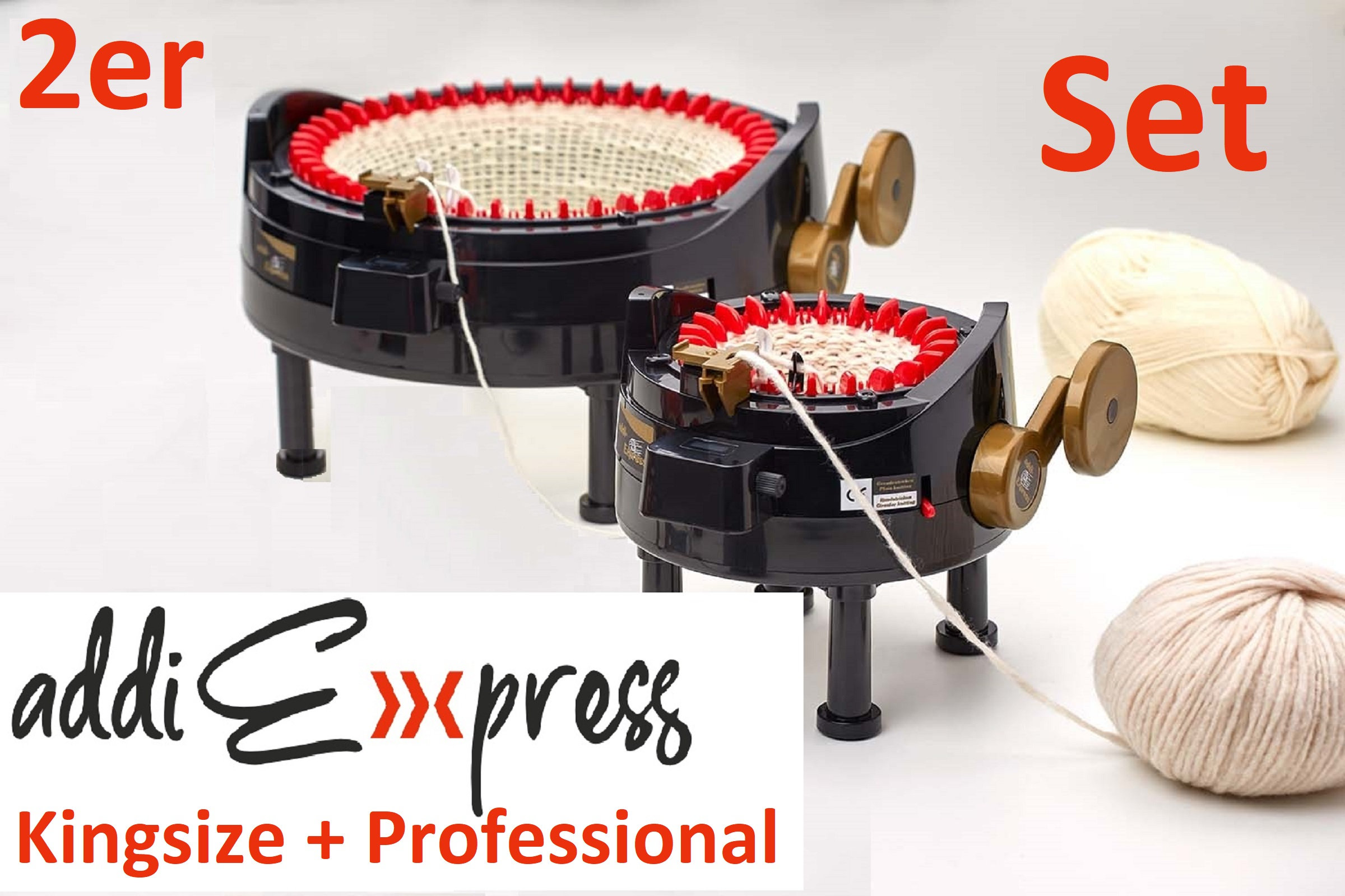 New Unused Knitting Machines 890-2 Addi-express Kingsize and