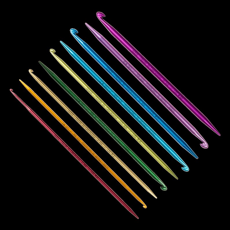 Knit Pro Waves Häkelnadel Set 19 Stück alle Größen 2-12 mm
