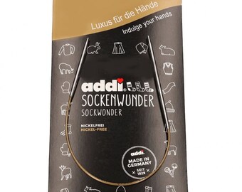 addi “Sockwunder” LACE circular knitting needle 25 cm with trick 2 - 5 mm