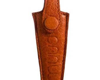 muud Espoo Handmade leather case for yarn scissors color whisky